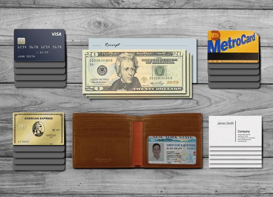 CLASSIC BILLFOLD - BROWN <br> Fits Everything - Image 3