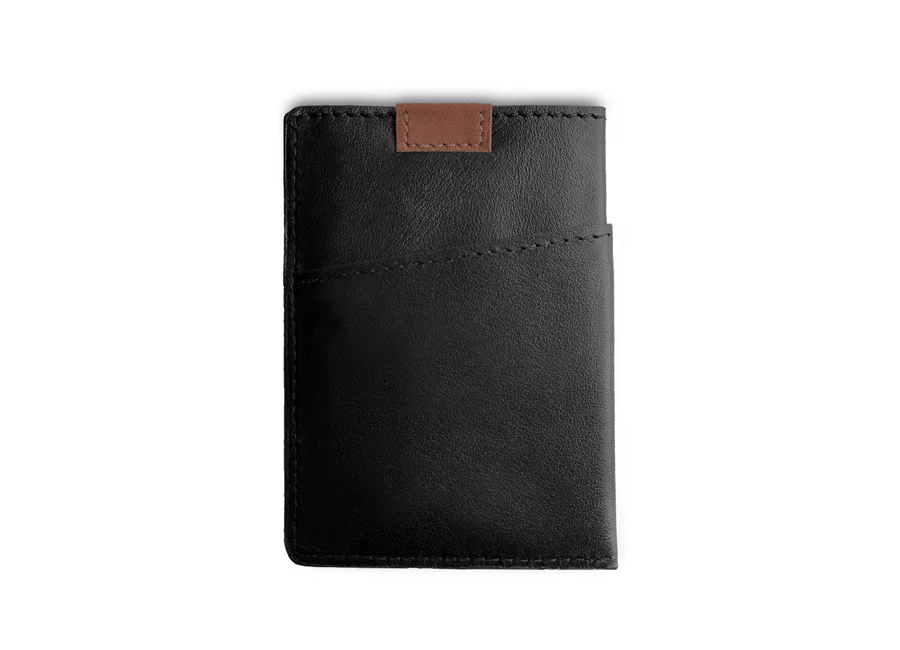 DAVEK CARDSLEEVE with pull tab for easy card access - BLACK - Image 3