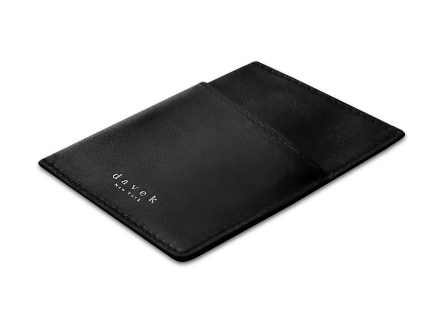 DAVEK CARDSLEEVE with pull tab for easy card access - BLACK - Image 5