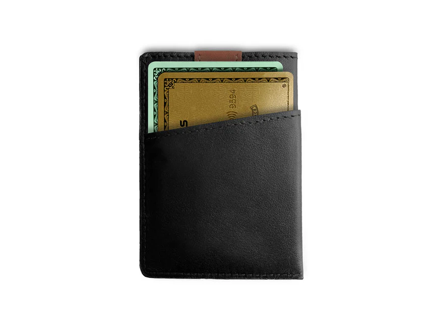 DAVEK CARDSLEEVE with pull tab for easy card access - BLACK - Image 6