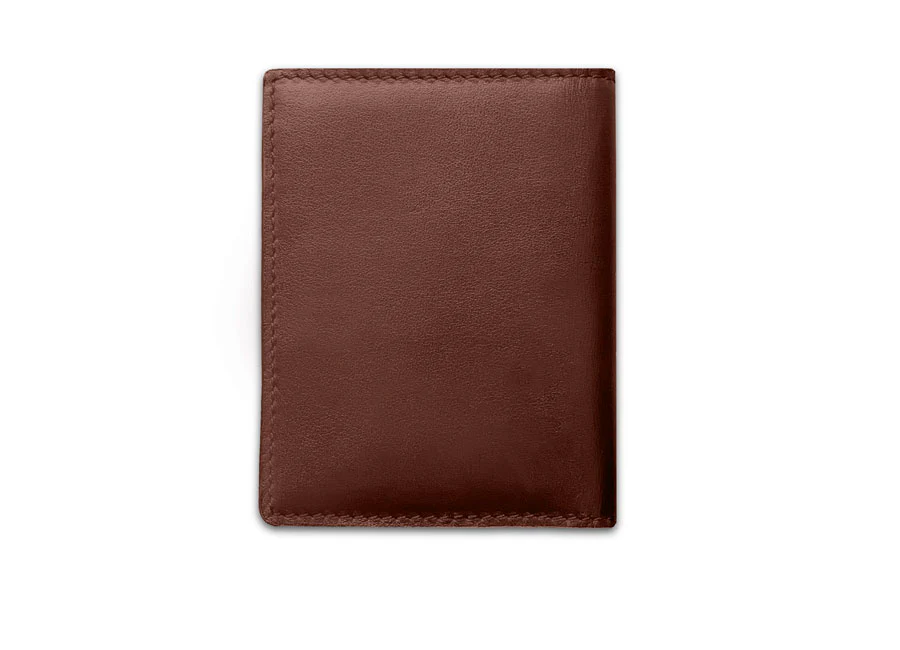 DAVEK SLIM FOLD with mini pen & pull tab - BROWN - Image 4