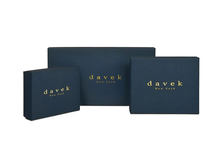 DAVEK SLIM FOLD with mini pen & pull tab - BROWN - Image 8