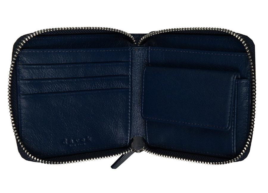 MEDIUM ZIPPER WALLET - Navy - Image 3