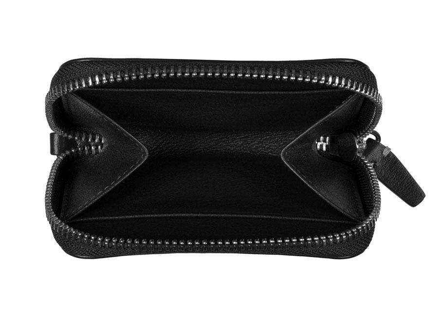 MINI ZIPPER WALLET - Black - Image 5